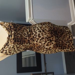 Animal print dress